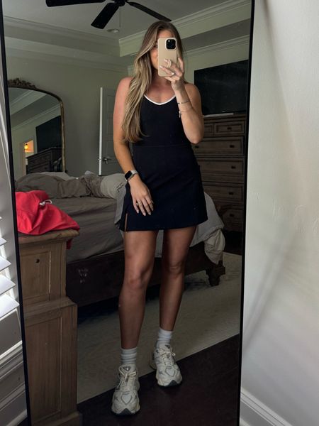 Feeling fab in my new athletic dress from Aerie that is 50% off! 😍 SO CUTE with the detailing & comfy as can be! I’m wearing size small! ON SALE FOR JUST $35, originally $70!! 

My new balance 9060’s fit TTS! One of the comfiest shoes I owe  

#LTKshoecrush #LTKstyletip #LTKfindsunder50