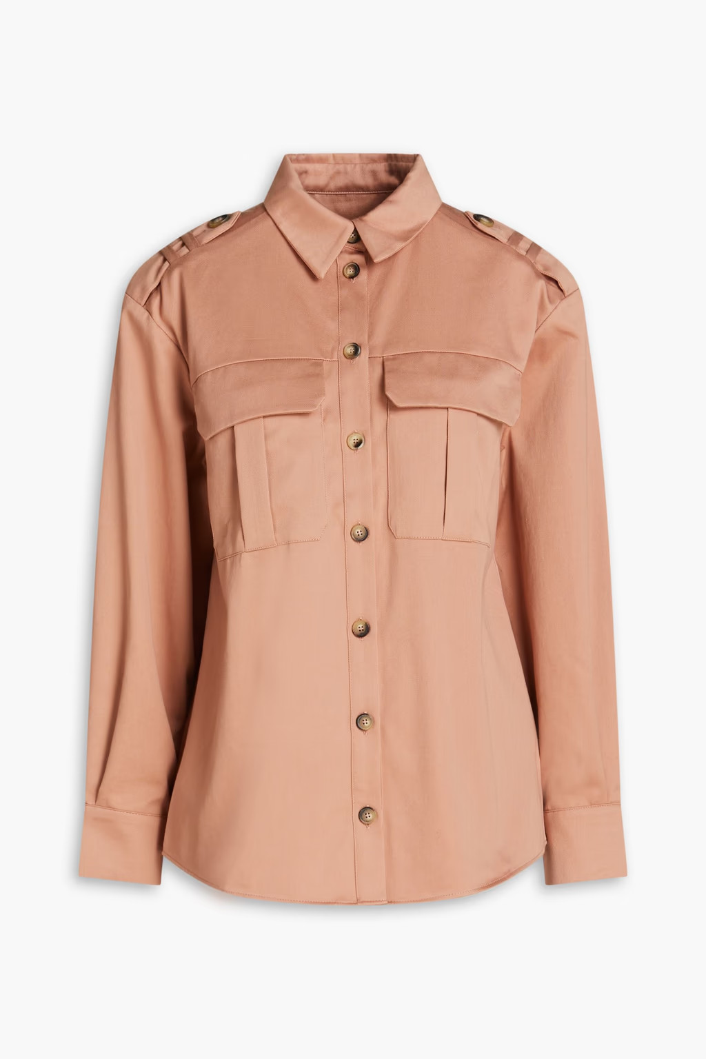 Mania cotton-twill shirt | The Outnet (US and CA)
