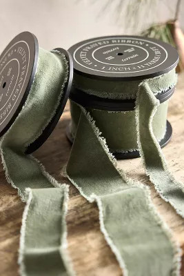 Antiqued Frayed Velvet Ribbon | Anthropologie (US)