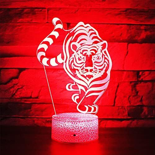 Hguangs Tiger Gifts Tiger Shape Lamp 16 Colors Desk Table Night Light for Kids Party Supplies Birthd | Amazon (US)