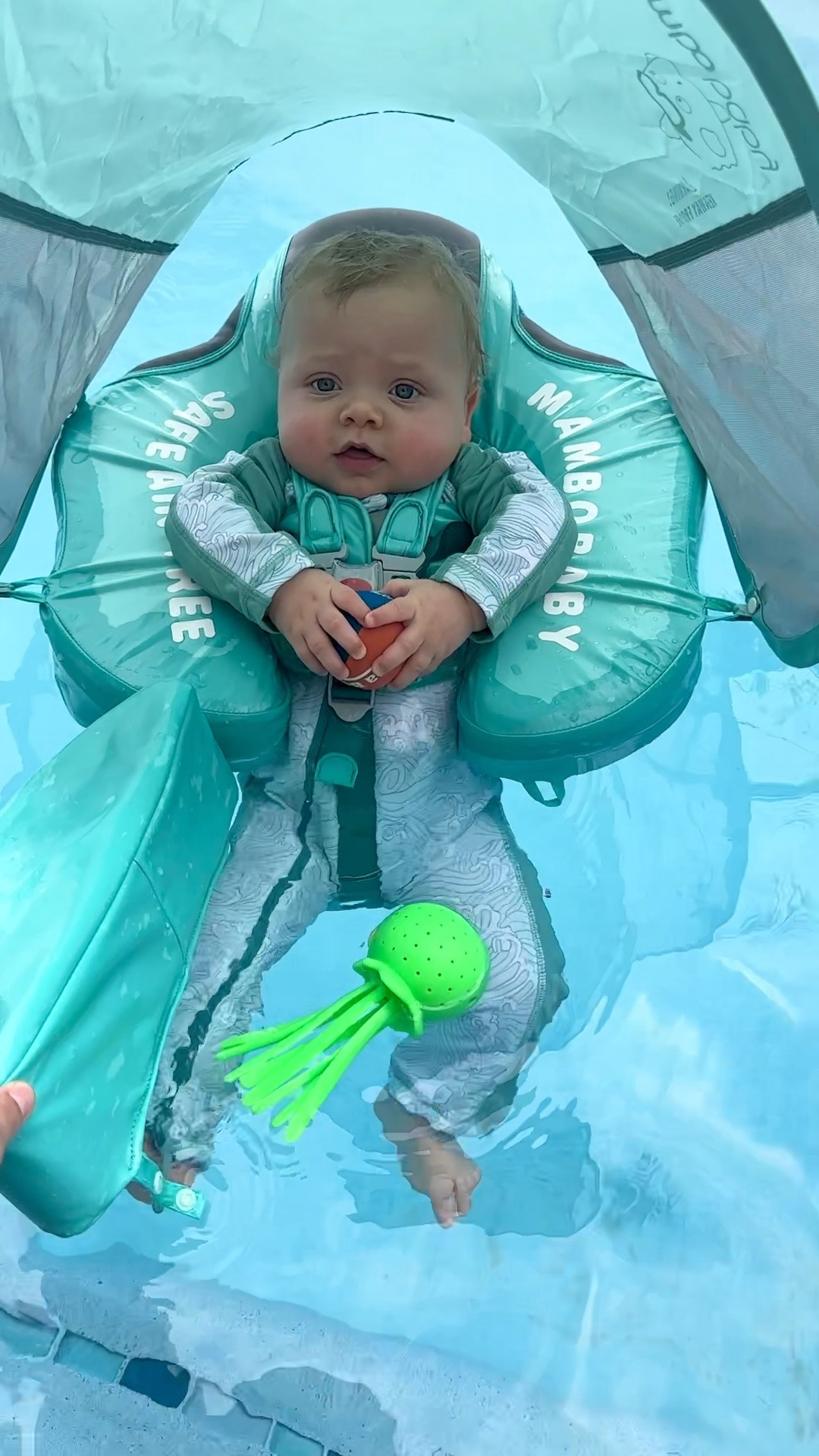 Infant pool float that is safe and won’t flip over! As for his swim suit- Loveee! Great quality, I got the 6-12 months and my baby is 9 months old and it fit great!

#babyswimfloat #infantswim 

#LTKBaby #LTKBump #LTKVideo