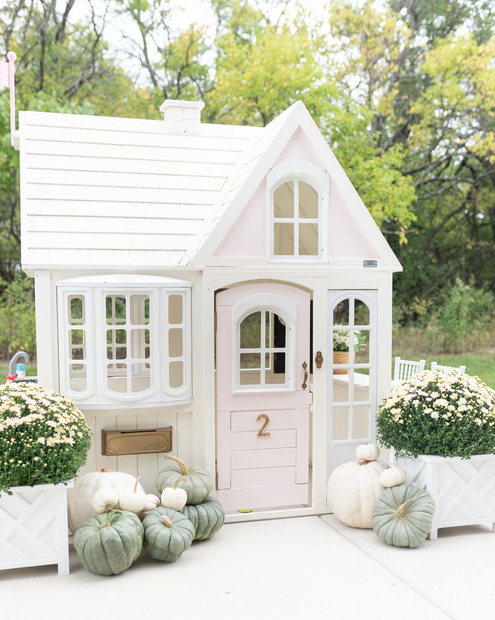 Playhouse decorated for Fall! #playhouse #fall 

#LTKfamily #LTKkids