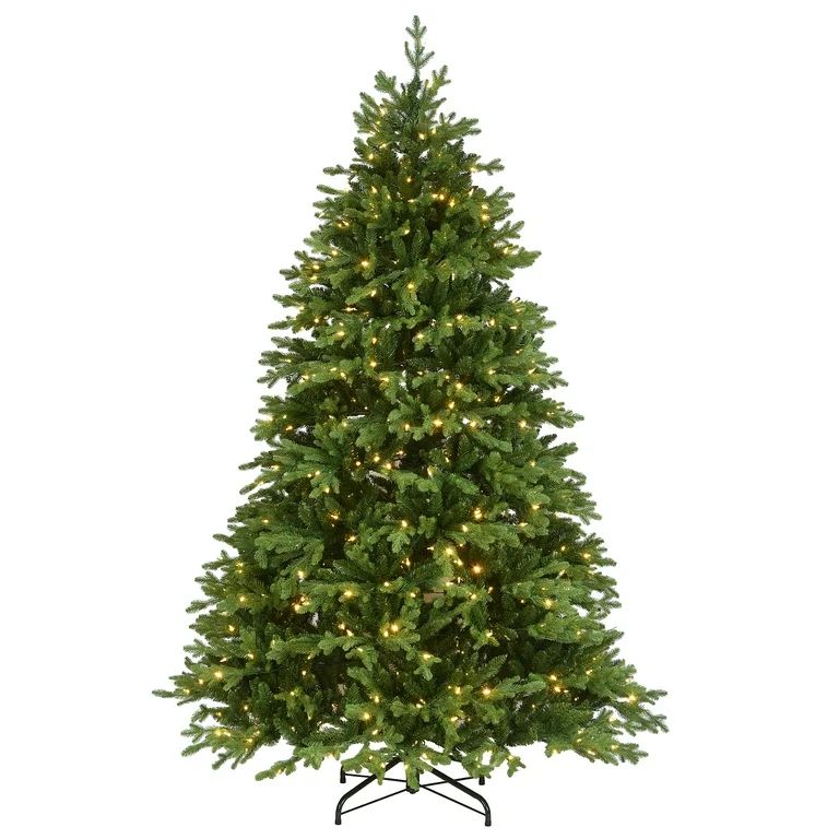 National Tree Company Pre-Lit Artificial Christmas Garland, Green, Dakota Pine, White Lights, Dec... | Walmart (US)