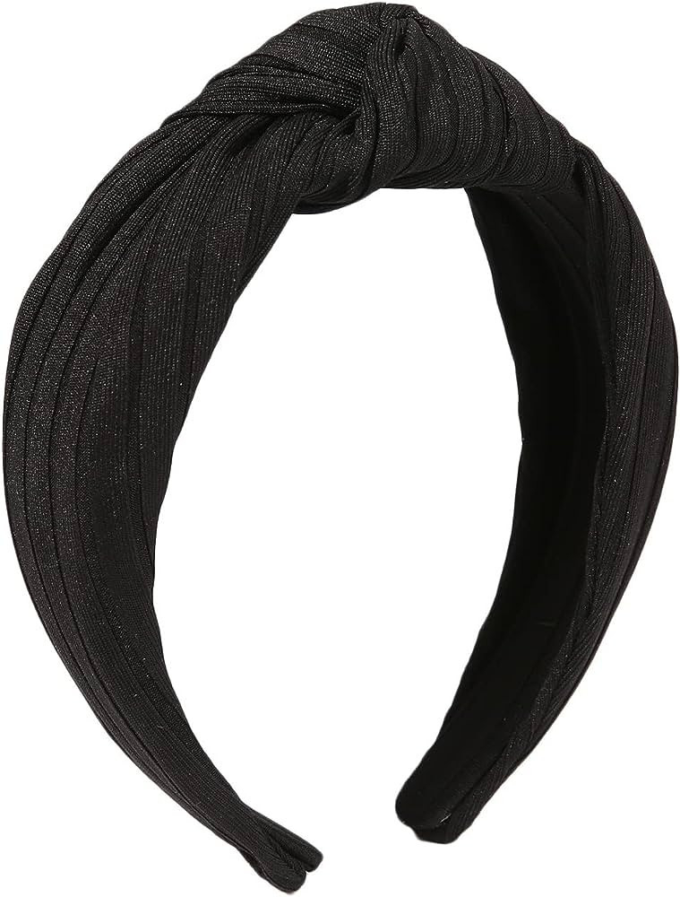 RACHEL ROY Headbands for Women, Fashion Boho Headbands Top Knotted With Rhinestones Elastic Worko... | Amazon (US)