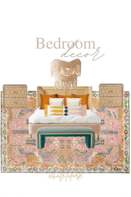 Bedroom decor 
Furniture 
Home decor 
Style board 
Home design 