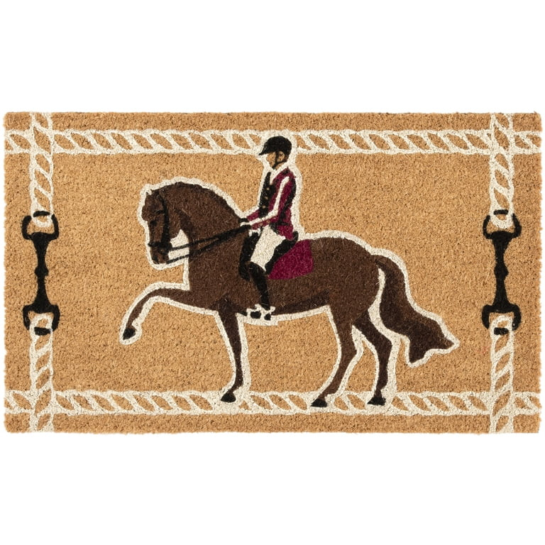 Way To Celebrate Equestrian Coir Outdoor Doormat, 18"x30" | Walmart (US)