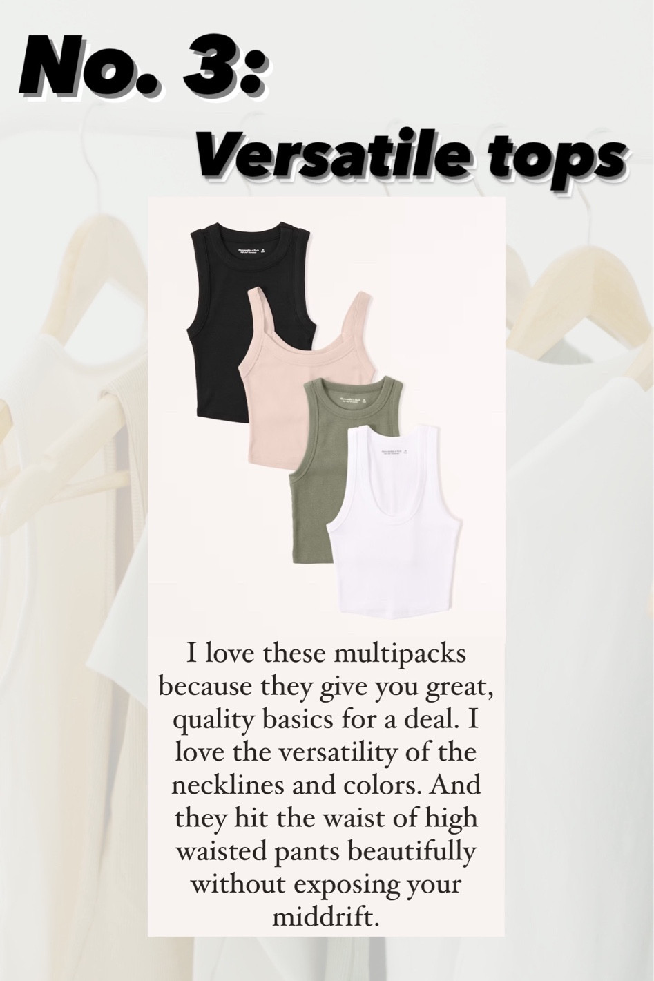 Capsule wardrobe tops 

#LTKstyletip #LTKunder100 #LTKunder50