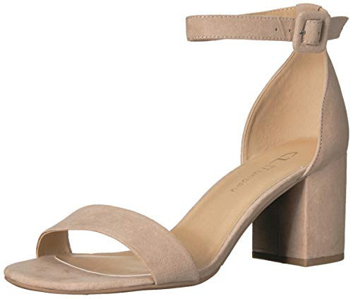 CL by Chinese Laundry Women's Jody Heeled Sandal, Nude Suede, 7.5 M US | Amazon (US)