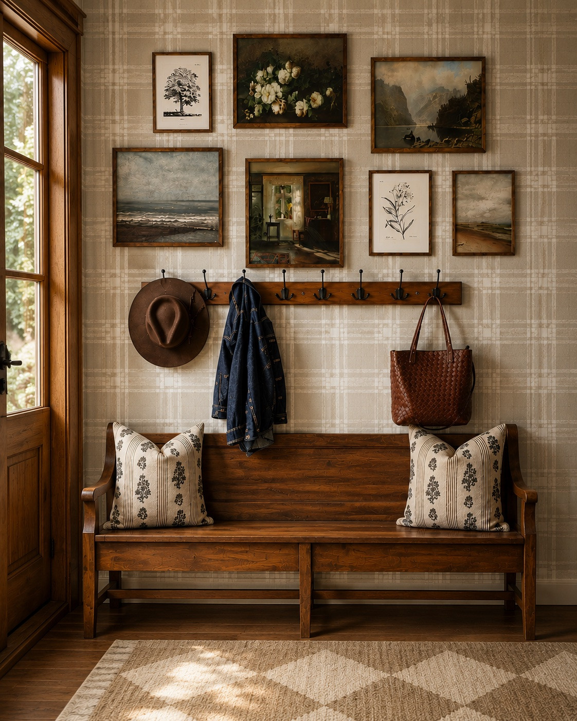Render and concept design for a beautiful neutral entryway

#LTKSeasonal #LTKHome #LTKSaleAlert