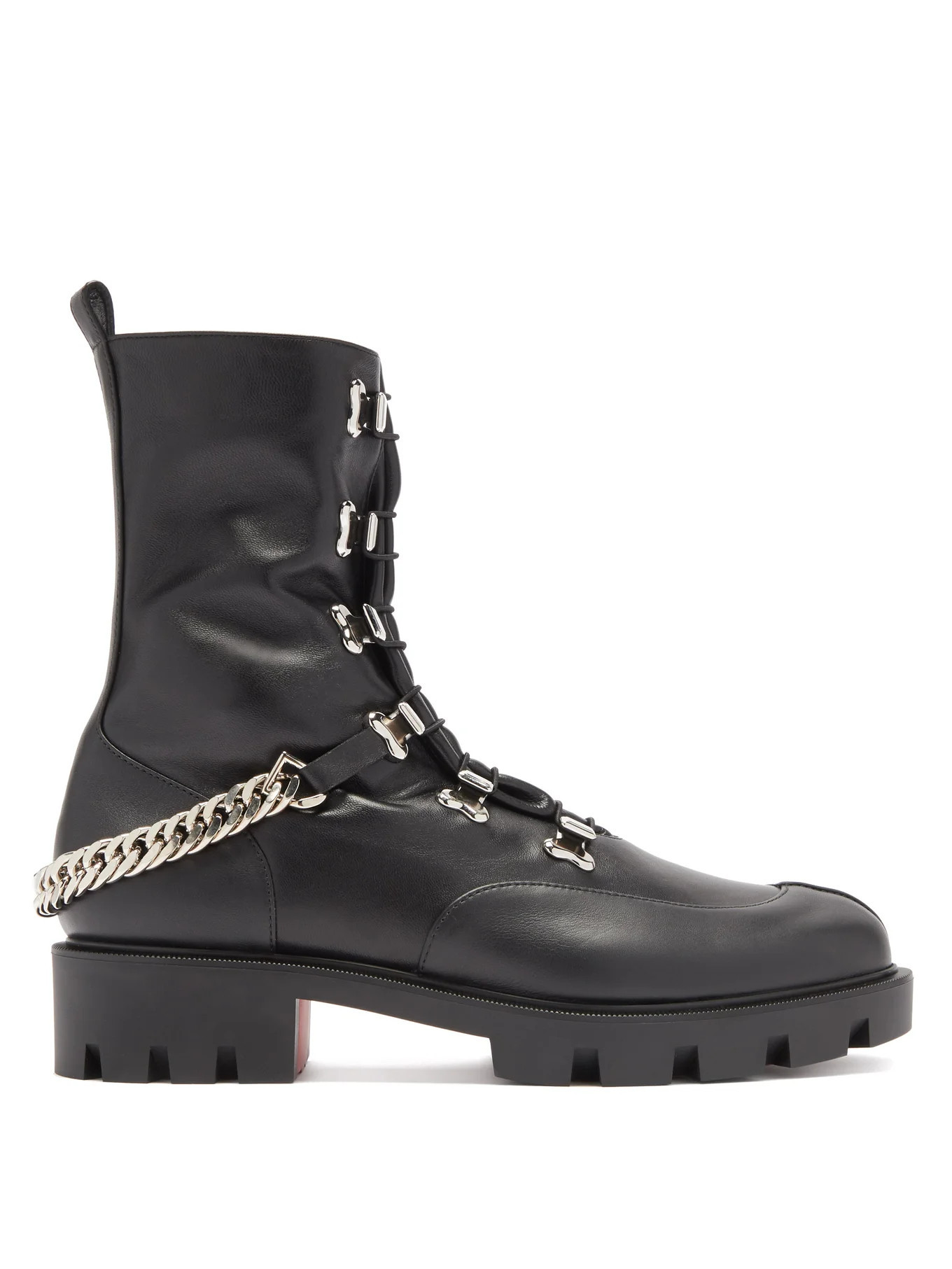 Horse Guarda chain-strap leather ankle boots | Matches (US)