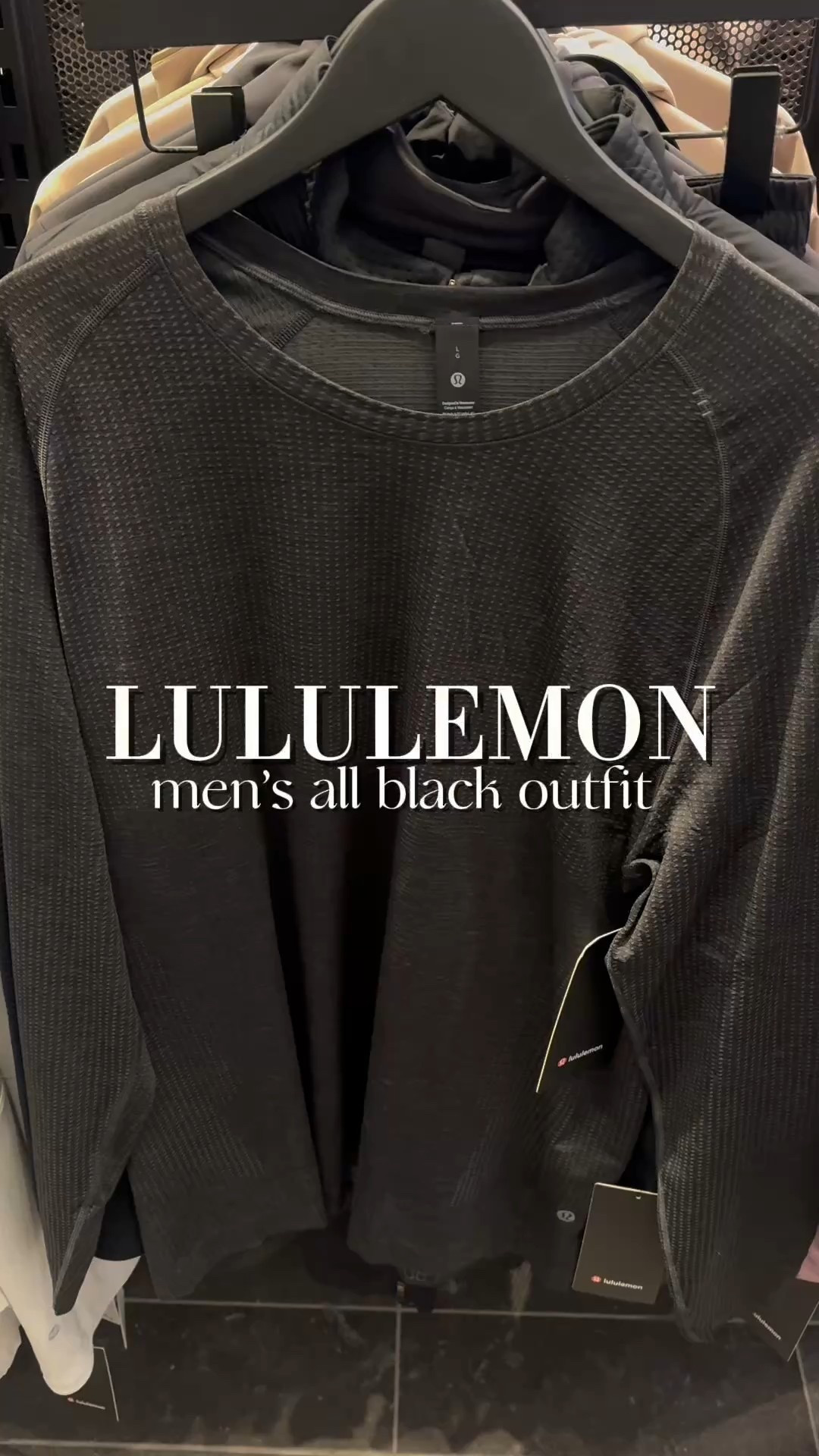 All black men’s outfit by Lululemon. Fit true to size - 5’11 / 175lbs wearing all larges in this video. 

#LTKWorkwear #LTKMens #LTKActive
