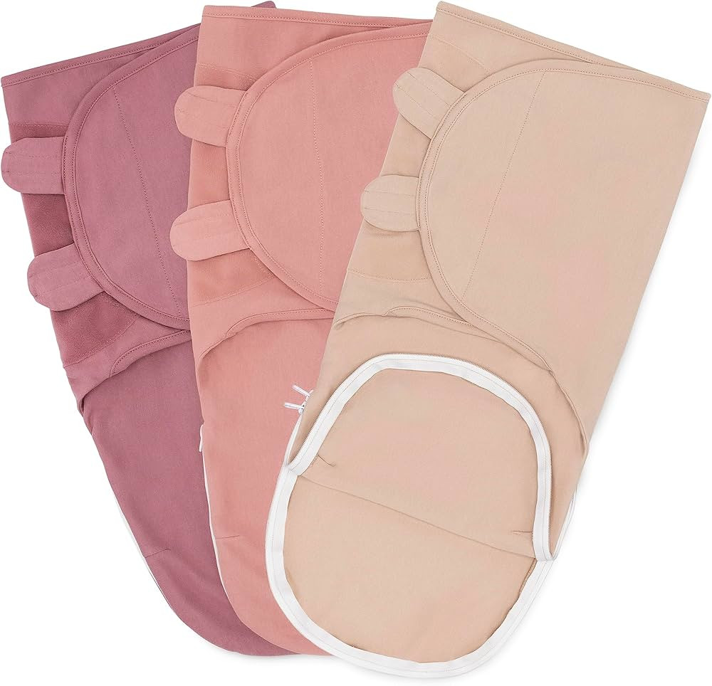Comfy Cubs Swaddle Blankets for Baby Girl & Boy, Easy Adjustable Sleep Sack with Easy Access Zipp... | Amazon (US)
