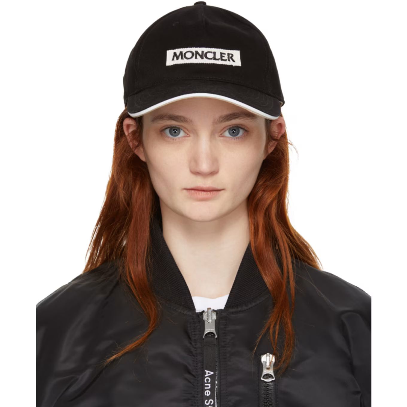 Moncler - Black Logo Cap | SSENSE 