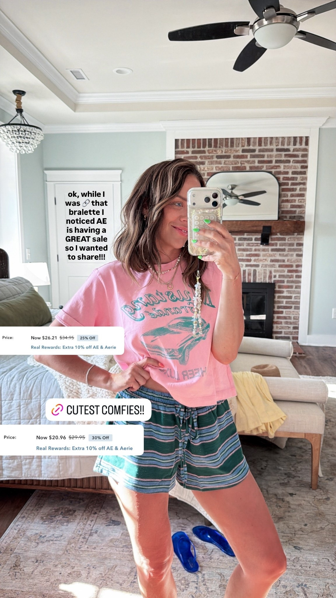 @americaneagle summer 🆕 arrivals! The cutest denim shorts that are busy mom friendly. In sizes xs/0!

#LTKdayinmylife #LTKootd #LTKSaleAlert