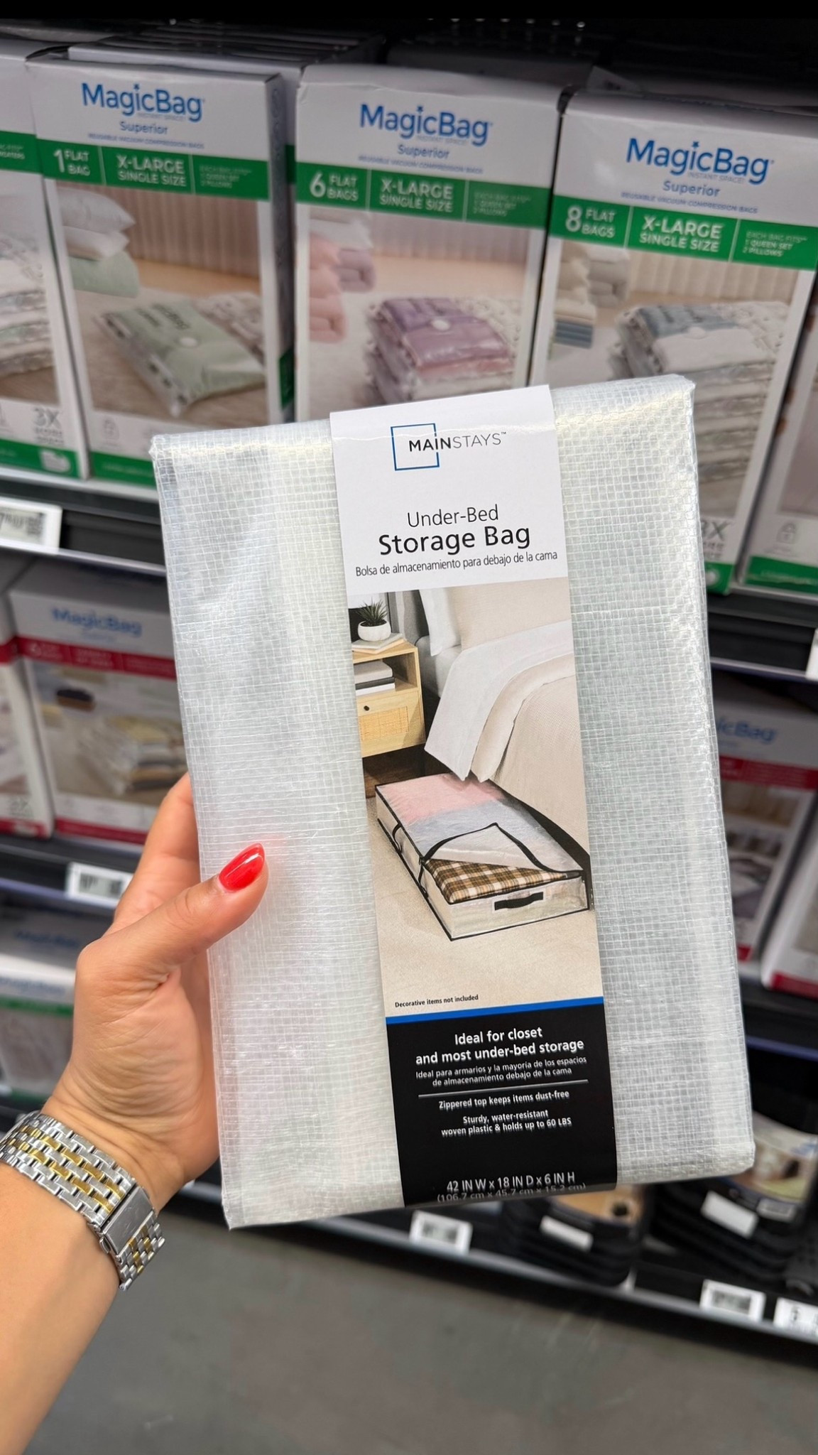 These under-bed storage bags from Walmart are a great way to make the most of your storage space. They’re perfect for keeping clothes, bedding, shoes, or seasonal items tucked away and organized. Slide them under the bed for an easy way to clear up some extra space.

#LTKmomlife #LTKdayinmylife #LTKHome