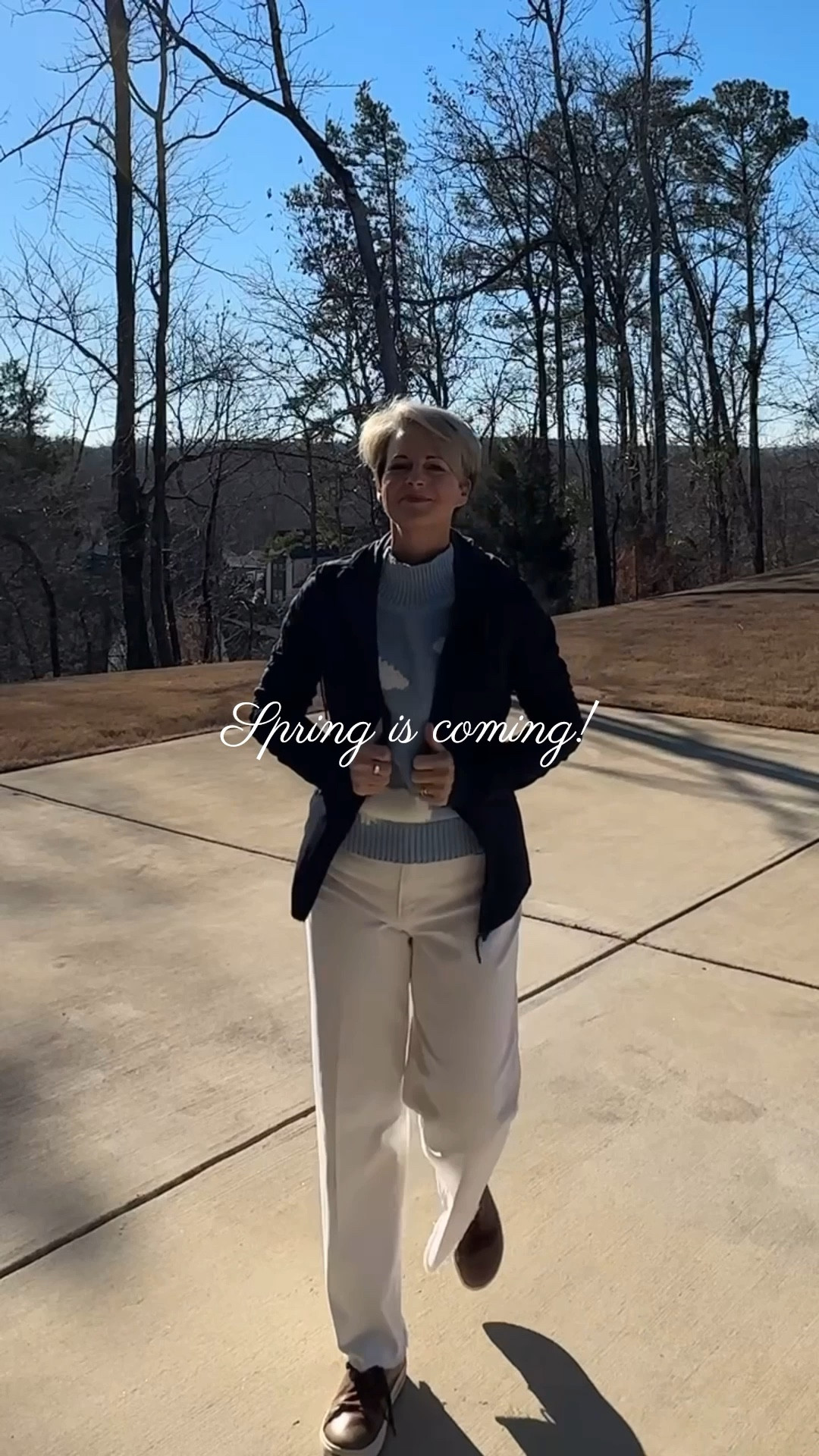 Spring is coming, which means lighter colors and easy layers are BACK in my rotation ☁️

This cloud sweater and jeans from @Anthropologie are my favorite Spring staples. Comfortable, versatile, and so easy to style!

@Anthropologie is my go-to for work-to-weekend pieces all year long! Styled with my favorite #Birkenstock sneakers. 

#LTKootd #LTKSeasonal #LTKvlog