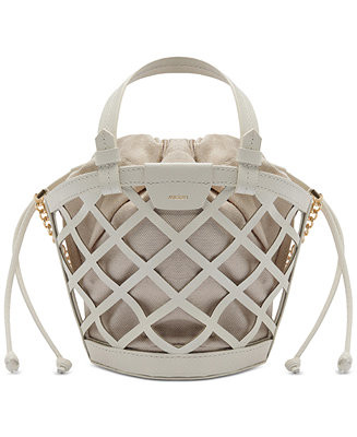 Arezzo Petra Small Leather Bucket Bag - Macy's | Macy's