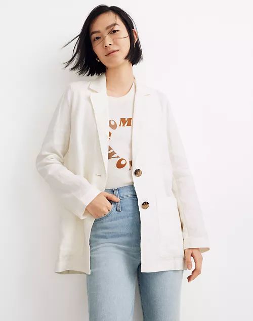 Linen Dorset Blazer | Madewell