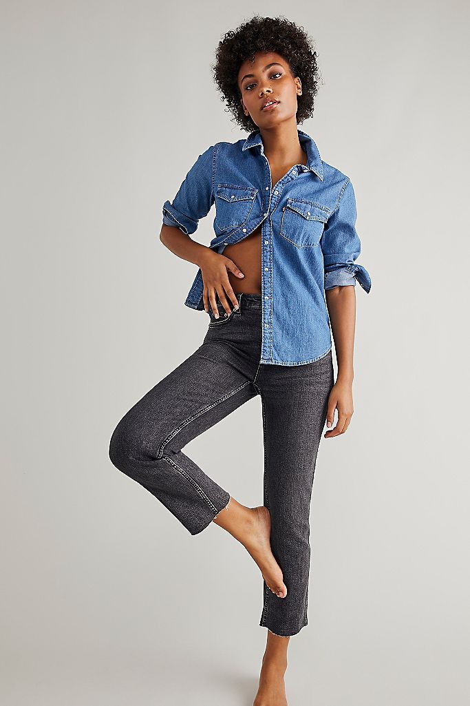 CRVY High-Rise Vintage Straight Jeans | Free People (Global - UK&FR Excluded)