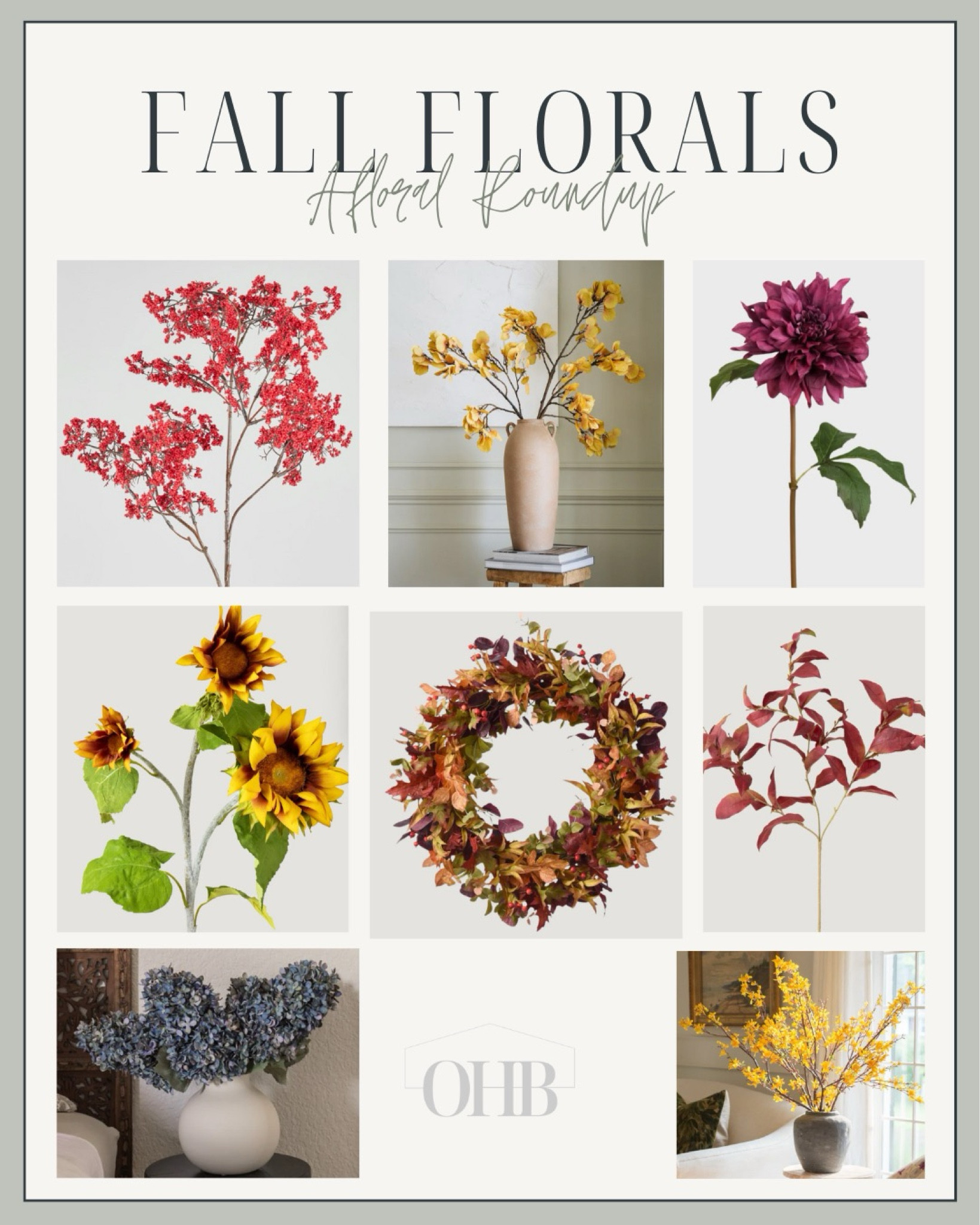 Fall faux florals for a seasonal home decor refresh! 

#LTKHome