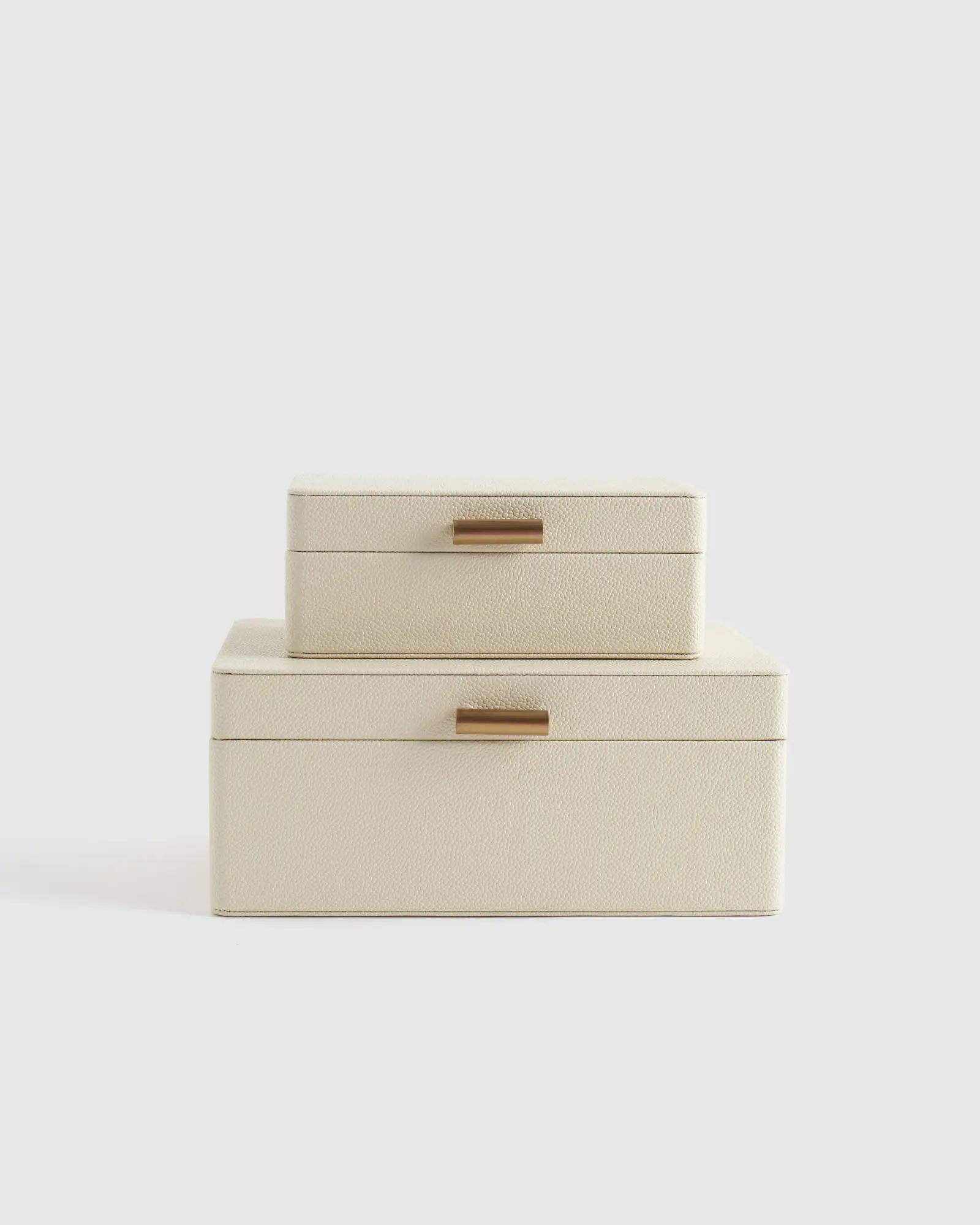 Shagreen Leather Boxes | Quince