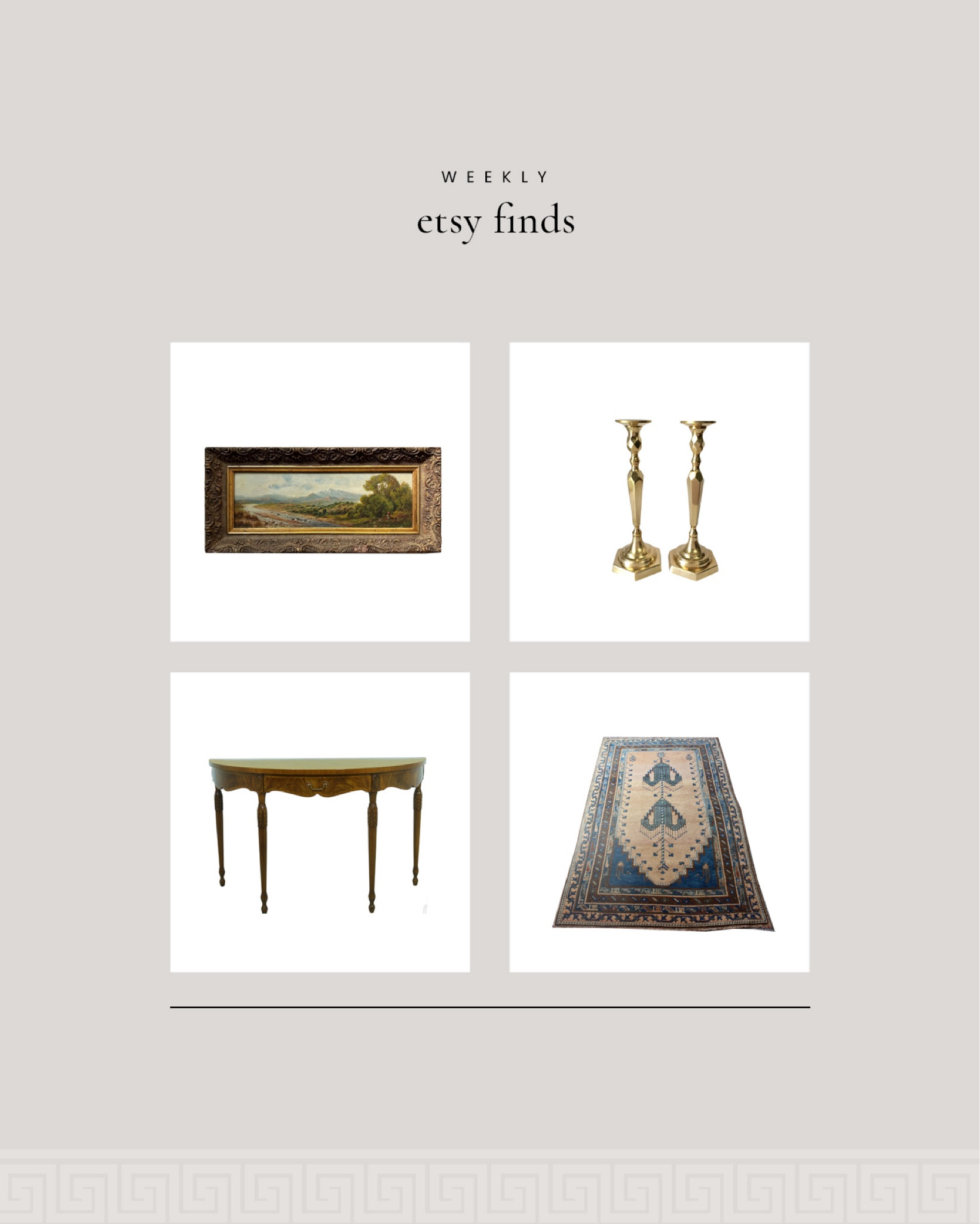 Weekly Etsy Finds : Vintage and Handmade Home Goods 

#LTKHome