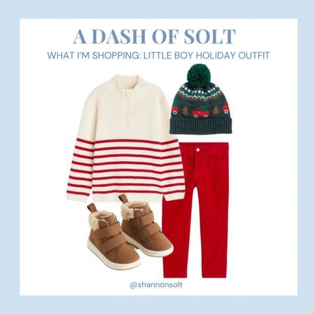 Cute holiday outfit for a little boy! 

Holiday dress, holiday outfit, kid holiday outfit, boy style, little boy outfit, boy Christmas outfit, corduroy pants, sweater, red sweater, kid style, preppy, preppy style, Christmas, Christmas outfit, thanksgiving outfit, classic style, timeless style 

#LTKHoliday #LTKSeasonal #LTKkids