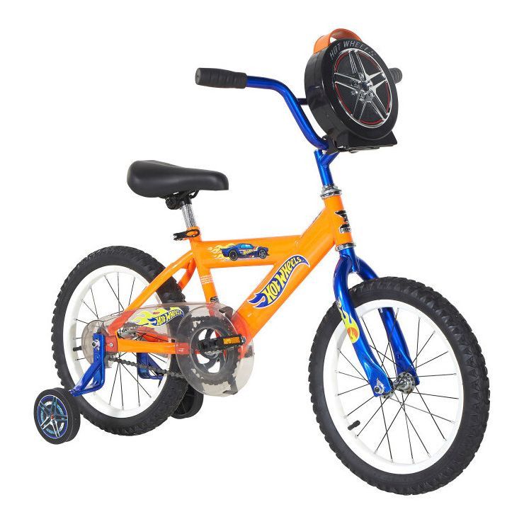 Hot Wheels 16&#34; Kids&#39; Bike with Carrying Case - Orange | Target
