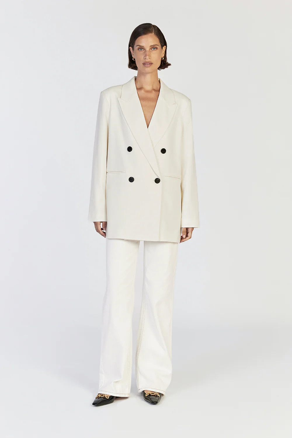 BECKHAM CREAM BLAZER | DISSH