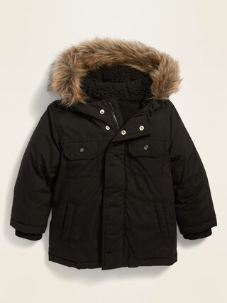 Unisex Faux-Fur-Trim Hooded Parka for Toddler | Old Navy (US)