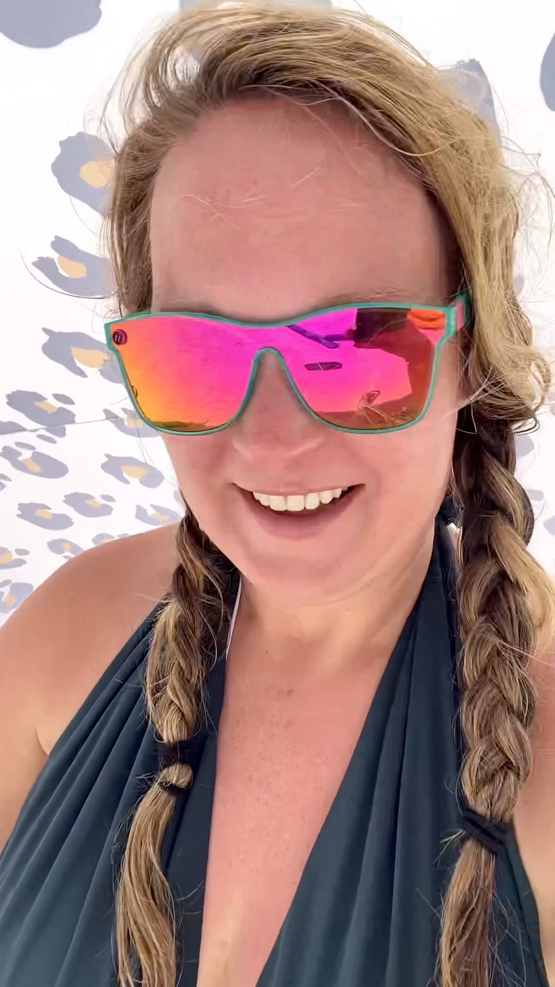 Game changing beach shade 🙌🏼 light weight & easy to set up. This is the Grand size in the leopard. We love it so much, I’ve already ordered. Gignate size in flamingo. It comes with 2 poles, I’ve ordered extra poles. The extra poles come in packs of 2. 

#LTKswim #LTKtravel #LTKfamily