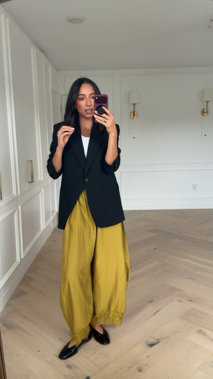 Fall outfit! Love these pants styled with a blazer for a causal office outfit! Wearing size S white tank, size S black blazer, and size S tall lace trim tapered pants

fall fashion, casual outfit, date night outfits, fall fashion hauls, workwear, work outfit, blazer outfit

#LTKSeasonal #LTKWorkwear