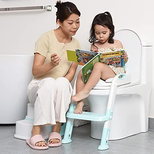 Potty Training Seat with Step Stool Ladder,SKYROKU Potty Training Toilet for Kids Boys Girls Todd... | Amazon (US)