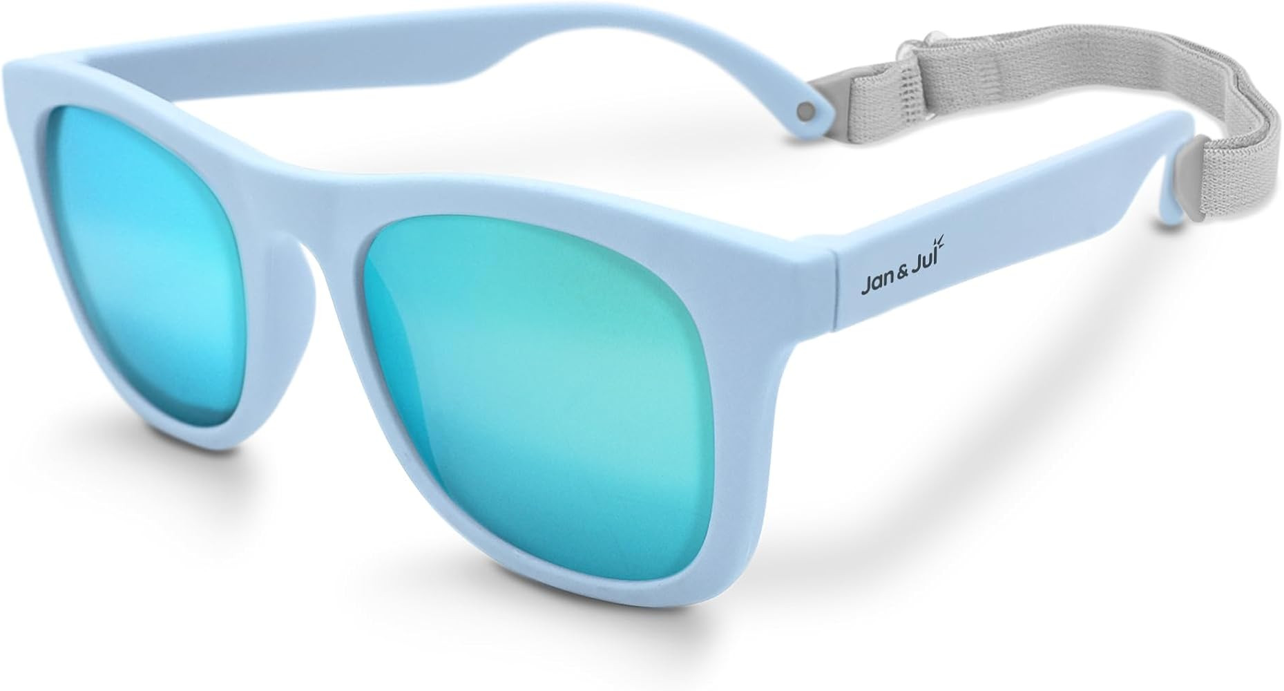 JAN & JUL Baby Toddler Kids’ Flexible UV-400 Polarized Sun-glasses with Strap for Girls Boys | Amazon (US)