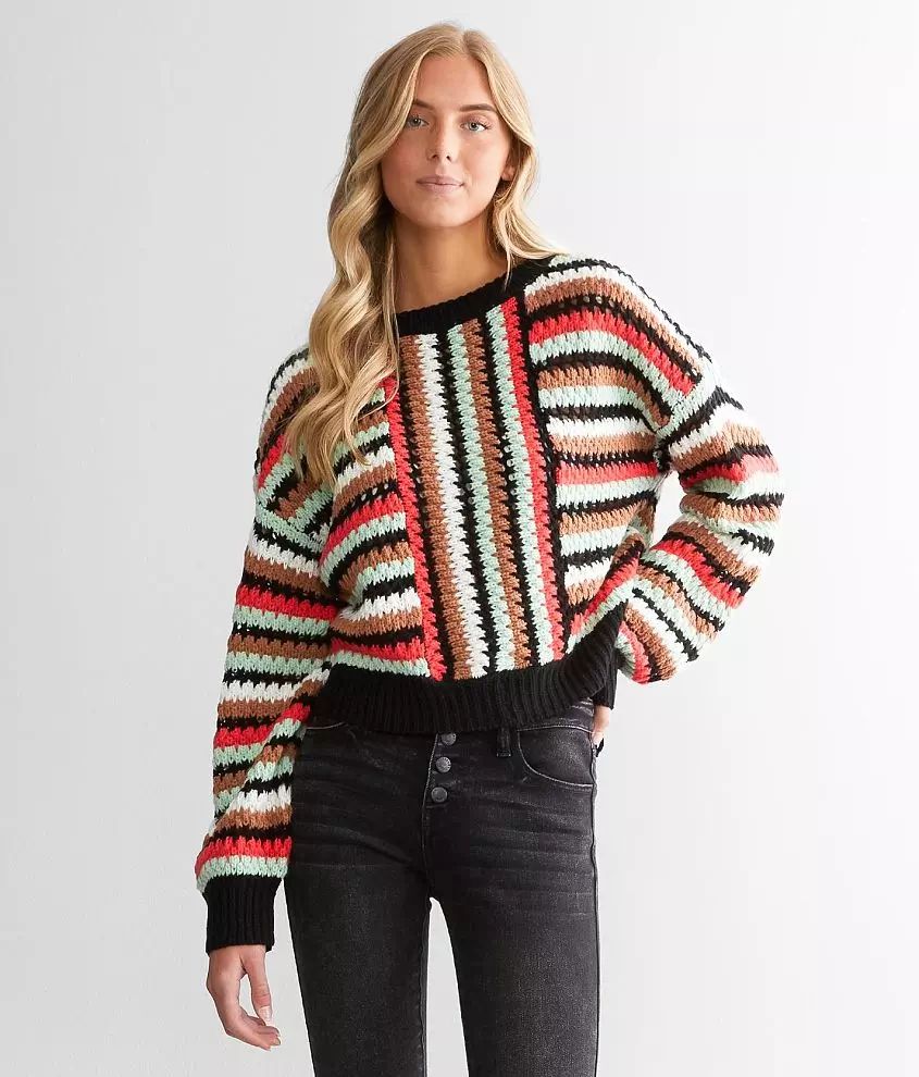Multi Striped Sweater | Buckle