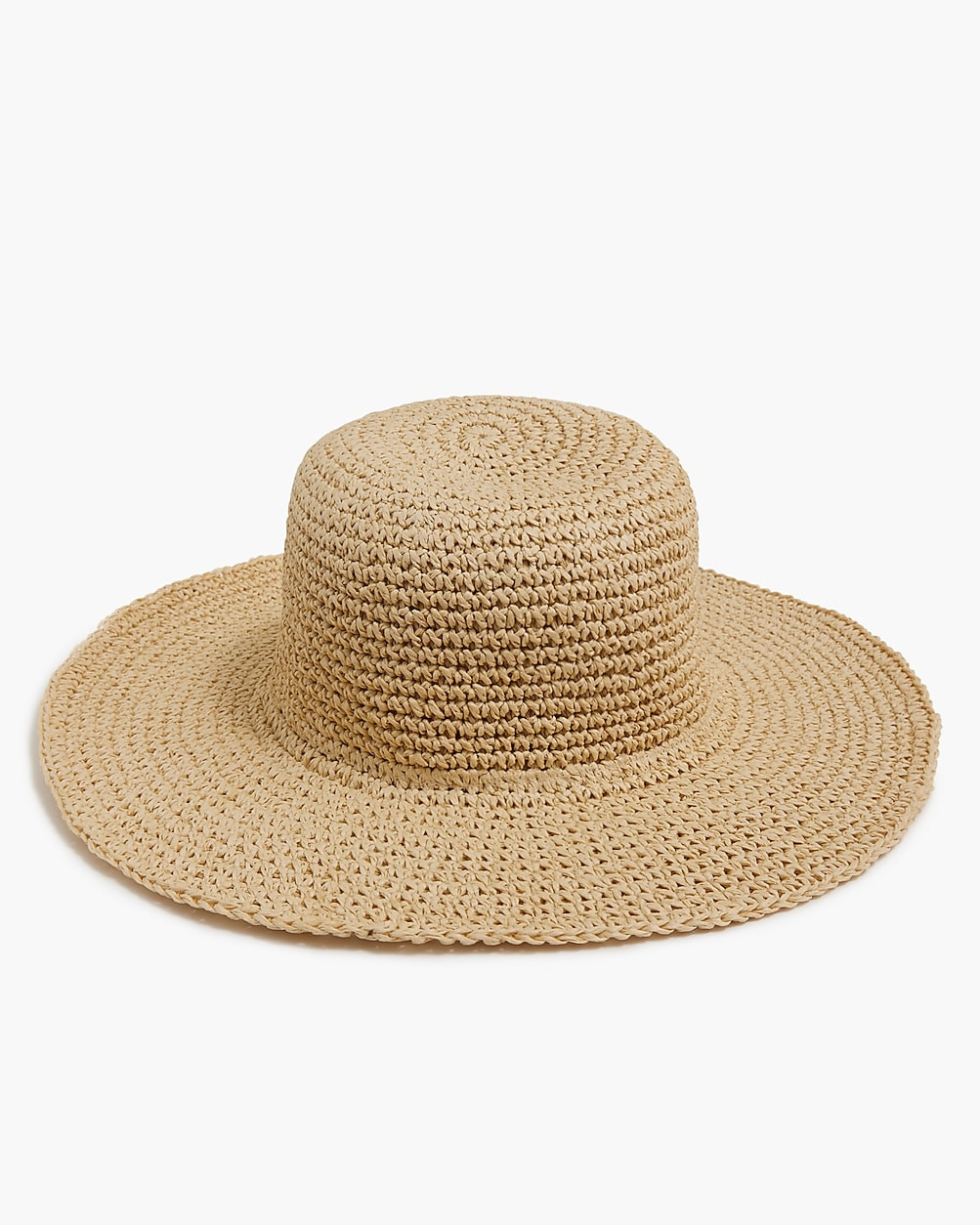 Crochet straw hat | J.Crew Factory