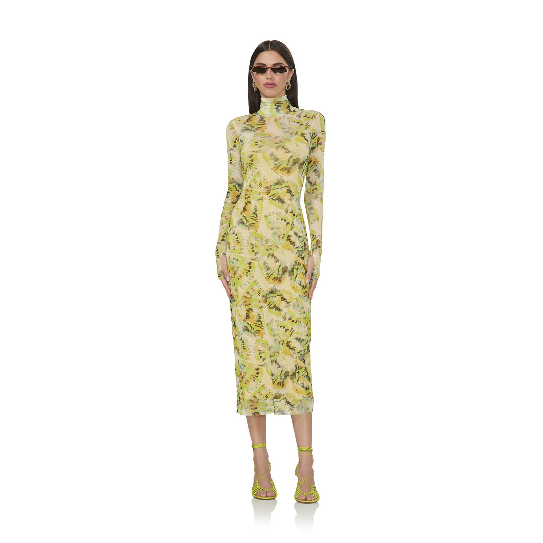 Shailene Dress - Lime Wing | ShopAFRM
