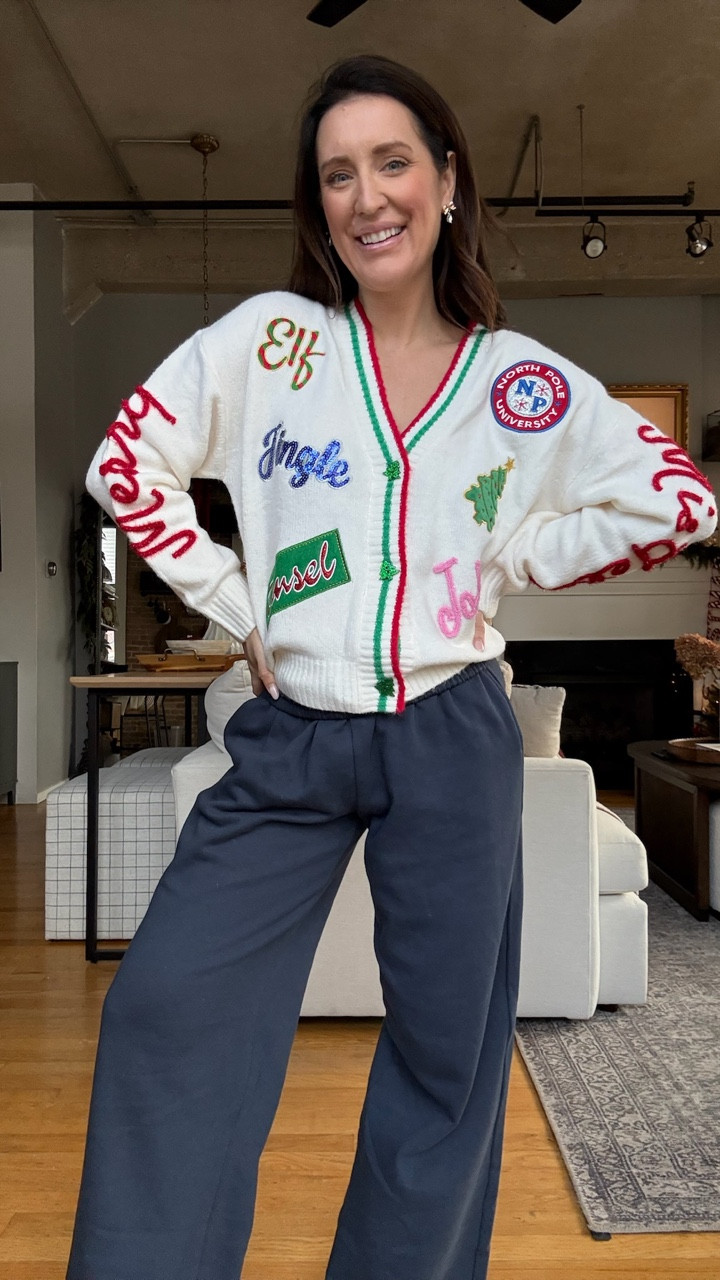 Best selling Christmas cardigan from Target!! These details on this one are SO good, so cute paired with denim, skirts and even over dresses for holiday parties 

#LTKHoliday #LTKFindsUnder50