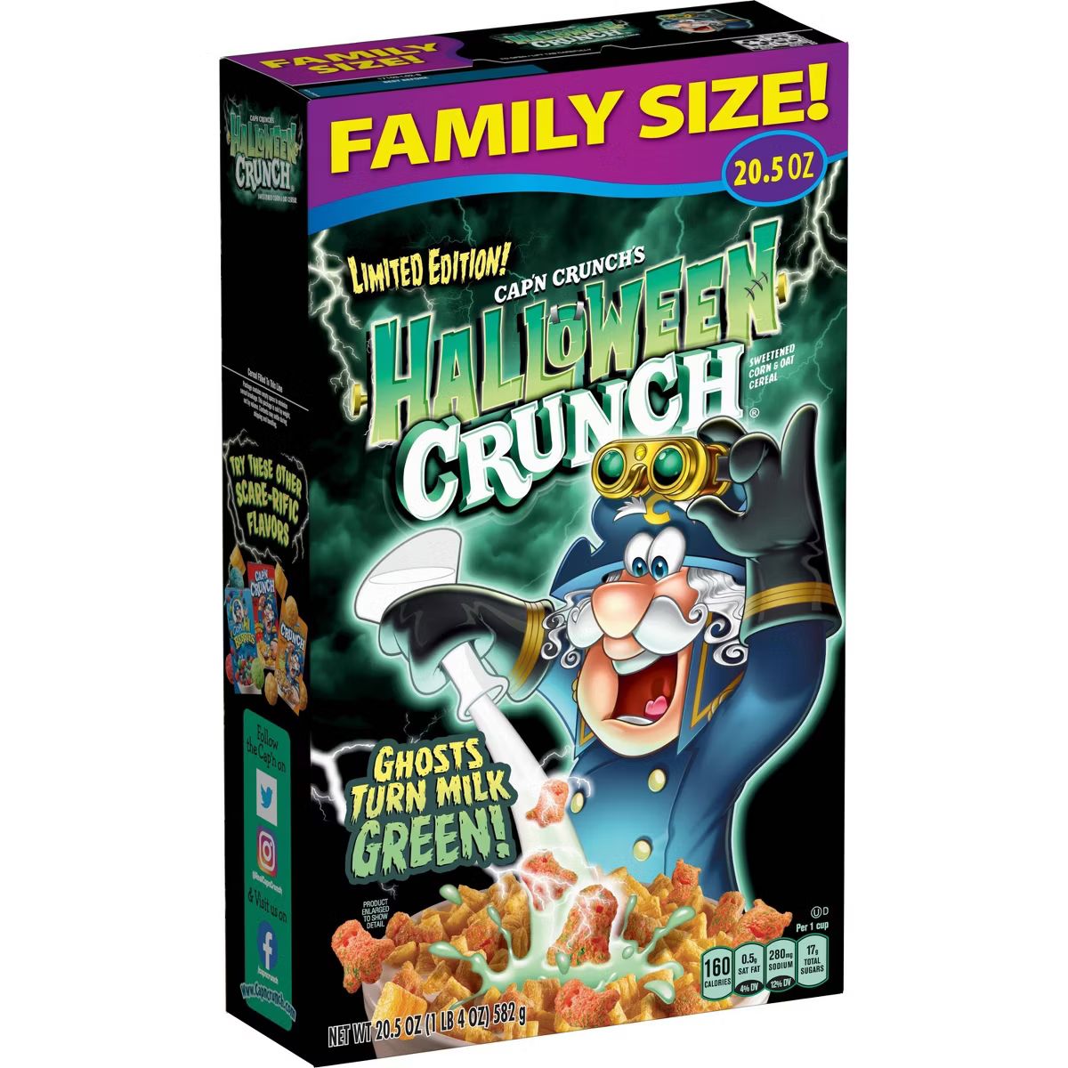 Cap'n Crunch Halloween Crunch Family Size Cereal - 20.5oz | Target