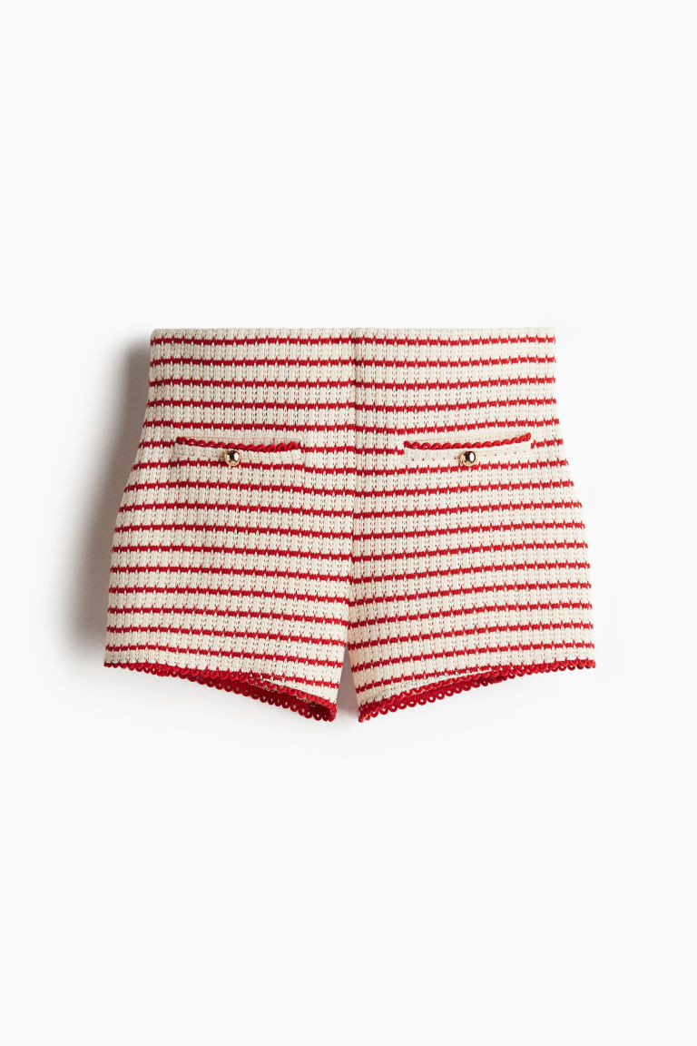 Textured-Knit Shorts | H&M (US + CA)