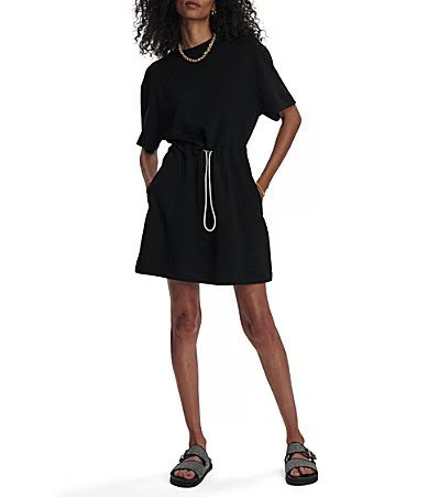 Varley Maple Crew Neck Short Sleeve Dress - S | Dillard's