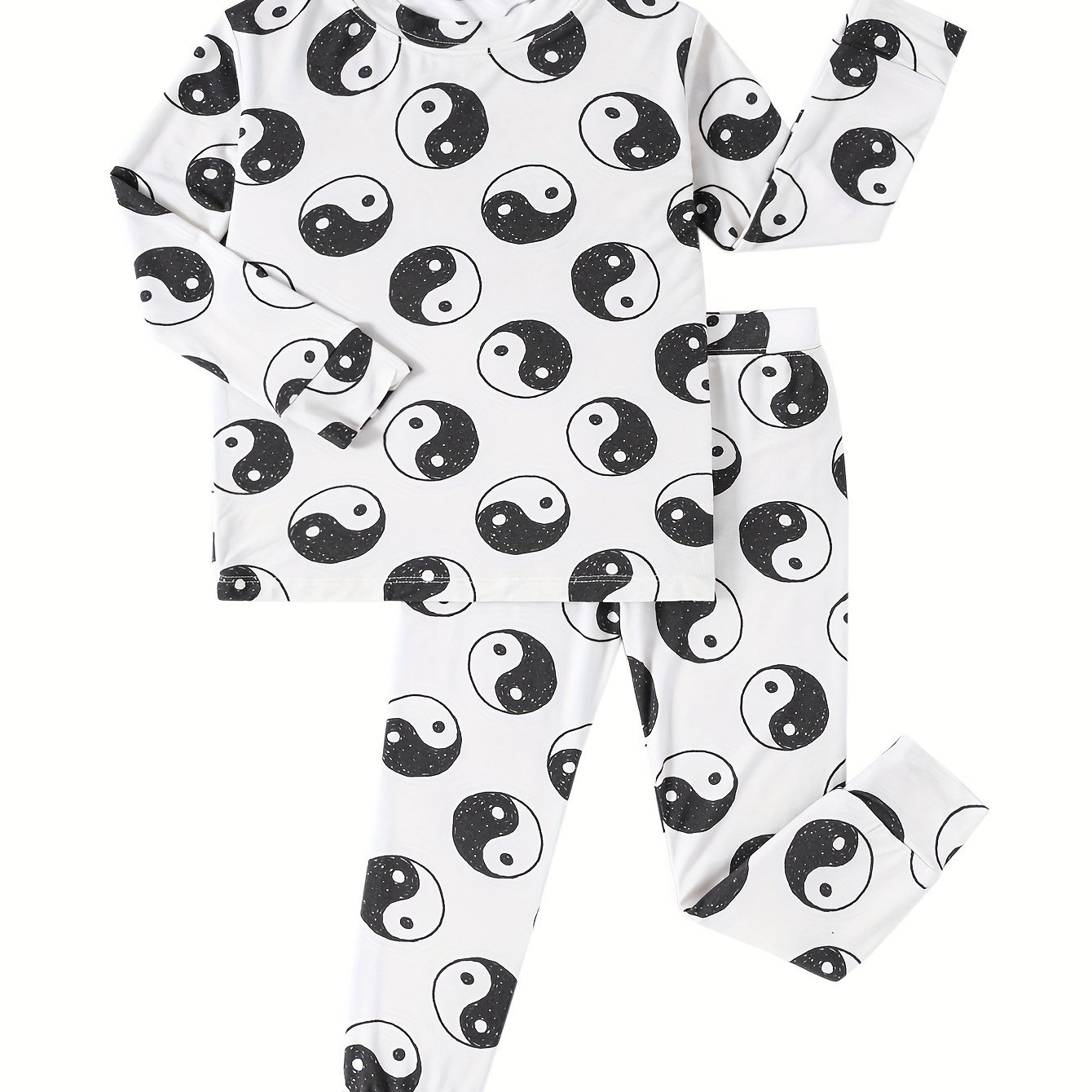 Girls Fashion Tai Chi Pattern Print Soft Bamboo Fiber - Temu | Temu Affiliate Program