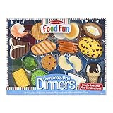 Melissa & Doug Food Fun Combine & Dine Dinners - Blue | Amazon (US)