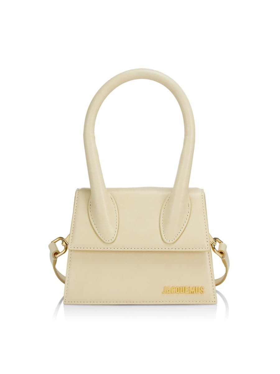 Le Chiquito Moyen Leather Top Handle Bag | Saks Fifth Avenue