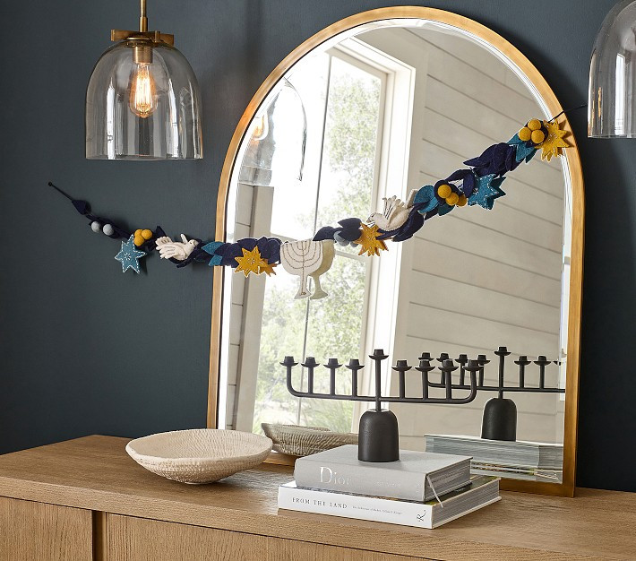 Rifle Paper Co. Hanukkah Felted Garland | Pottery Barn Kids