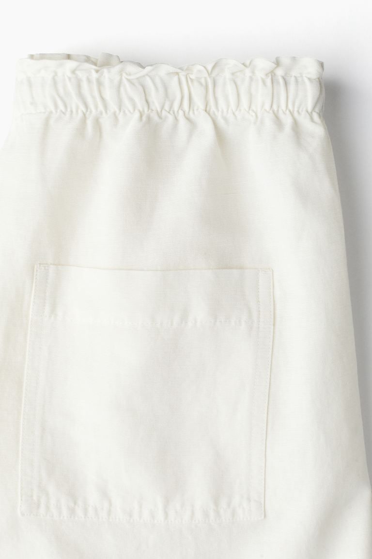 Linen-blend Pull-on Shorts | H&M (US + CA)