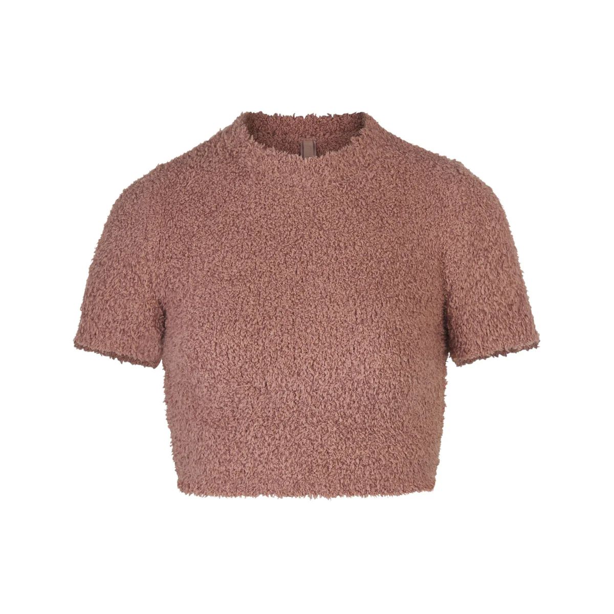 KNIT CROPPED T-SHIRT | SKIMS (US)