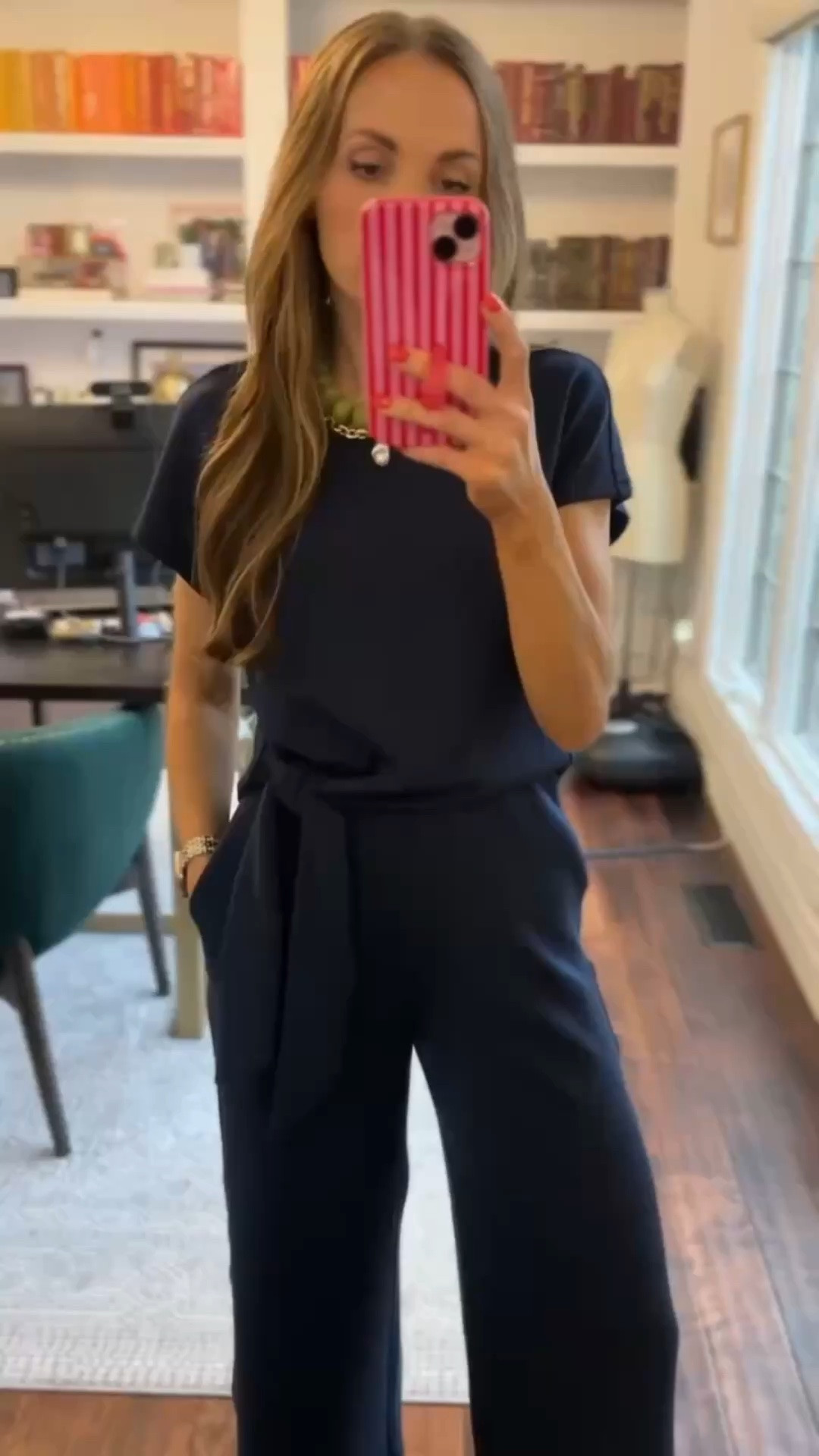 @Spanx jumpsuit in a size small! Comes in petite and tall sizes! Feels like pajamas but appropriate for work

#LTKgrwm #LTKootd