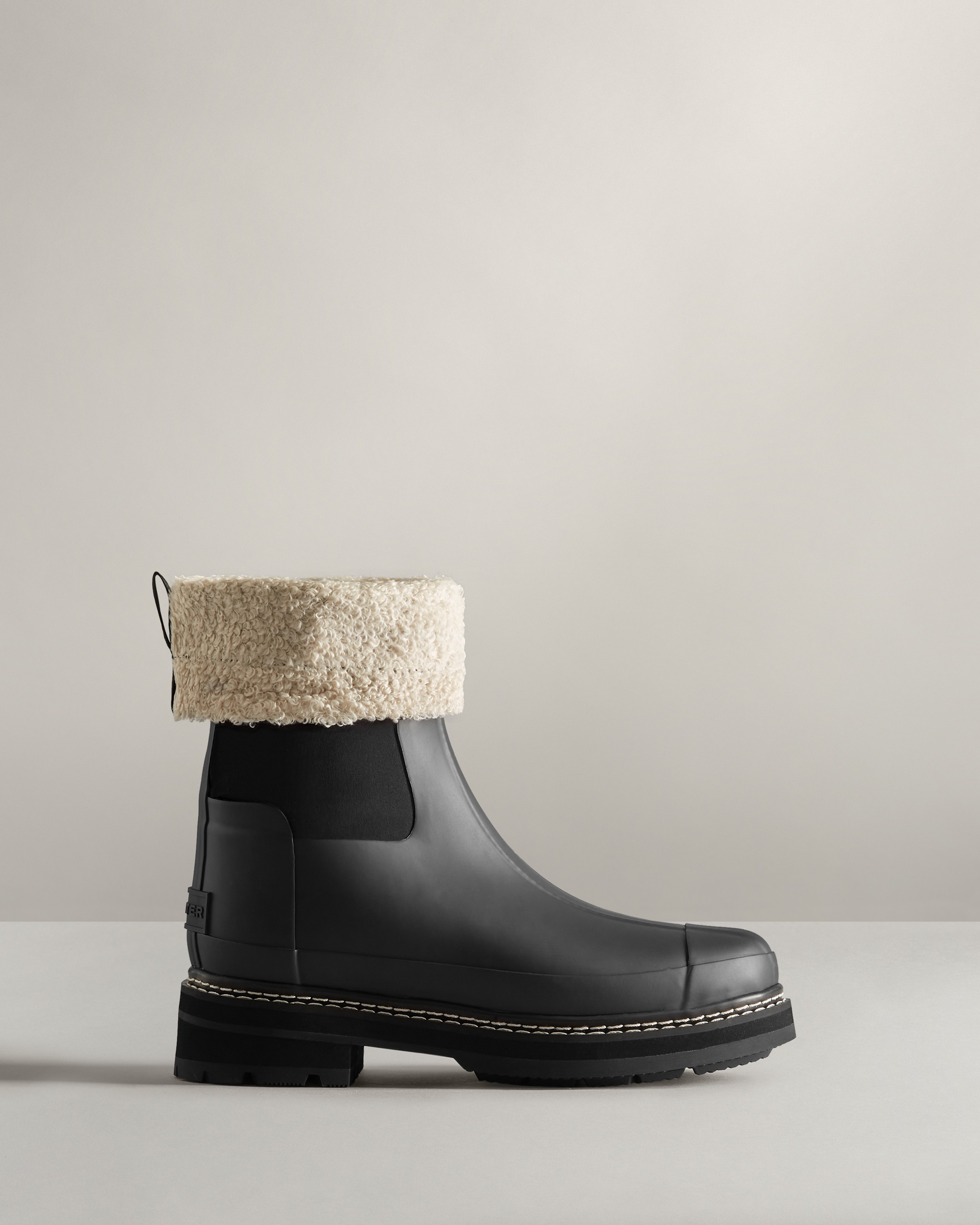 Women's Refined Stitch Roll Top Sherpa Boots | Hunter (US and CA)