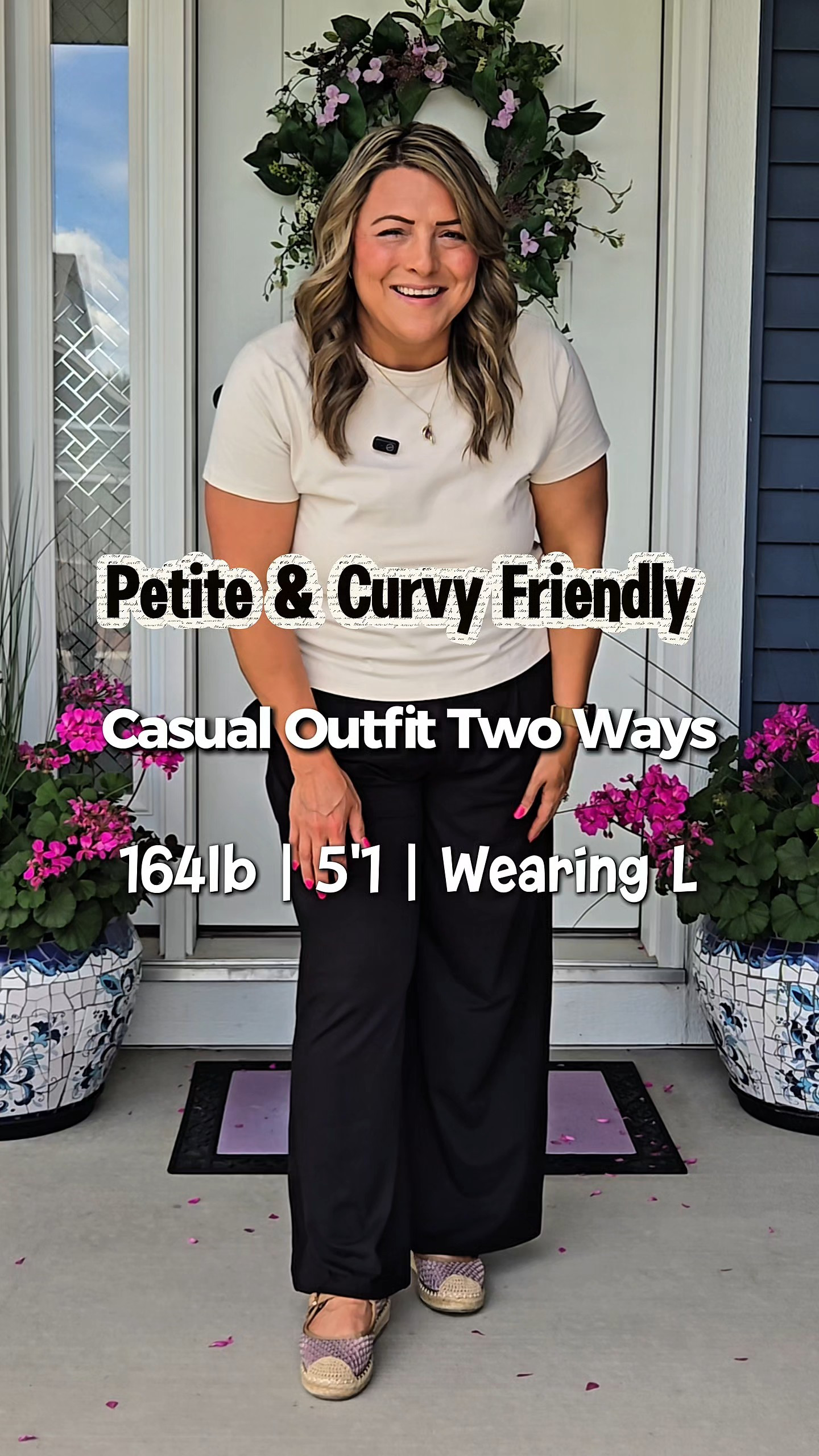 Petite & Curvy Casual Outfit 
T-shirt Code: 3L9PABLG  (20% OFF)
Pants Code: GJWWDMXH (20% OFF)

#LTKMidsize #LTKPetite #LTKPlusSize